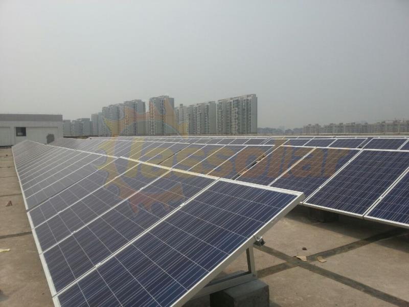 海南水泥平屋顶400KW项目Hainan 400KW Flat Roof Mount Project.jpg